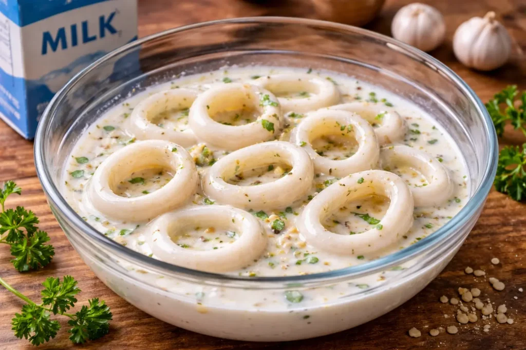 cumi direndam susu agar tidak amis