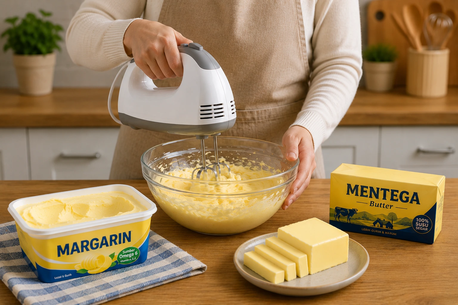 margarin dan mentega untuk baking