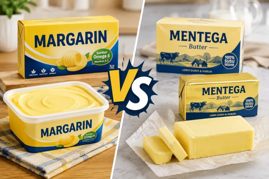 perbedaan margarin dan mentega