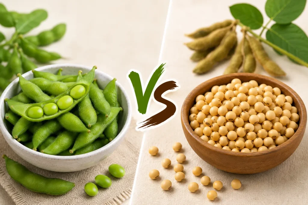 perbedaan edamame dan kedelai