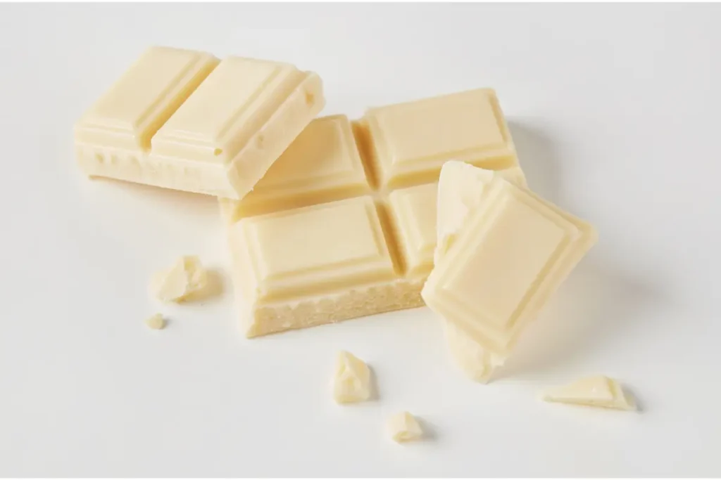Cokelat putih adalah produk olahan kakao yang dibuat dari mentega kakao (cocoa butter), gula, dan susu