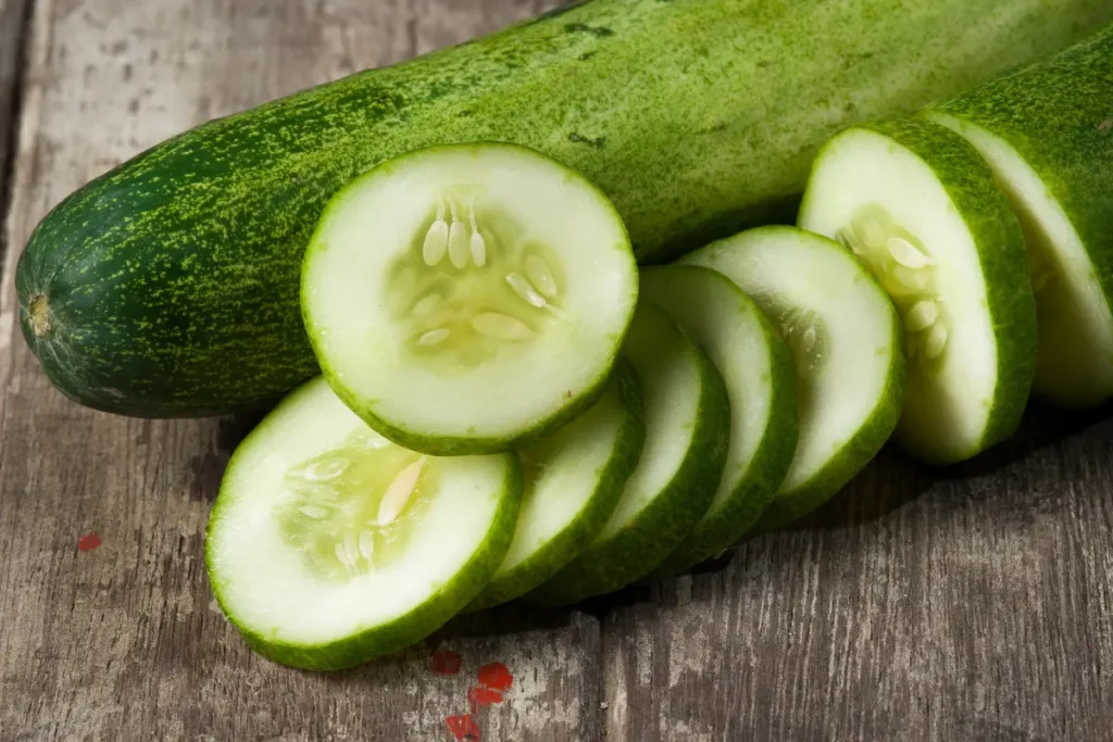 Mentimun mengandung sekitar 95% air, rendah kalori, serta mengandung vitamin C, kalium, flavonoid, dan berbagai senyawa antioksidan alami