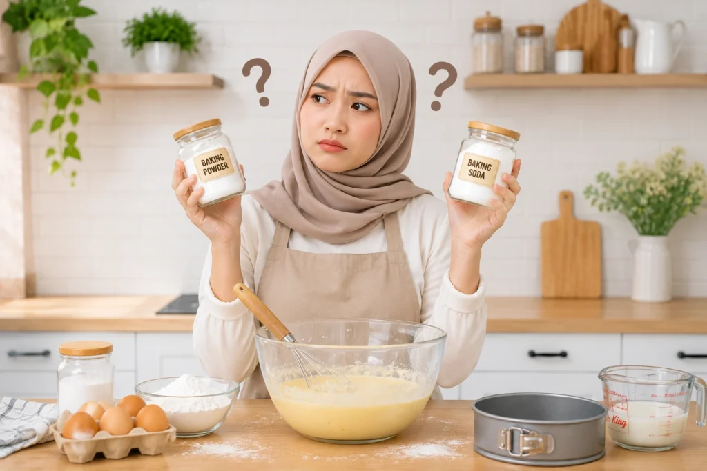 apa bedanya baking soda dan baking powder