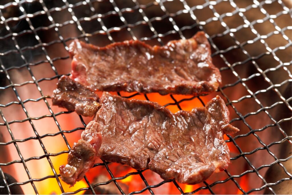 Daging slice yang dibakar