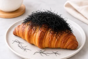 croissant pattaya dengan toping fat choy