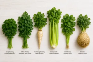 jenis jenis parsley dan seledri